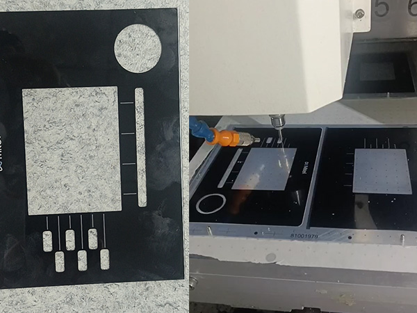 雙頭刀庫(kù)精雕機(jī)亞克力pc電子開關(guān)面板精加工